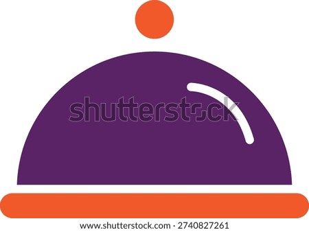 Cloche Vector Icon Design Illustration