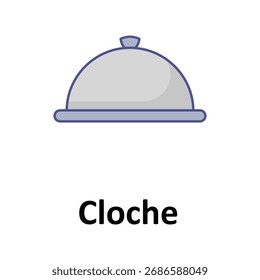 Cloche Vector Symbol, das leicht geändert oder bearbeitet werden kann
