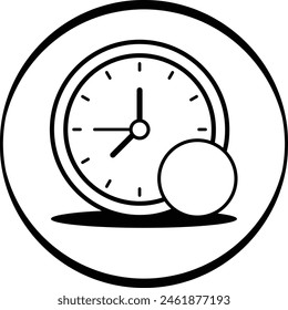 Clock with 8h Text vector icon design, Labor Day Symbol, 1st of May Sign, International Workers Day stock illustration, Labours Working 8 Hours Signage concept