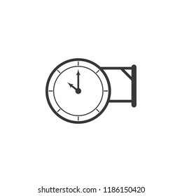 clock at airport icon. Element of airport icon. Premium quality graphic design icon. Signs and symbols collection icon for websites, web design, mobile app  on white background