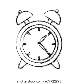clock alarm back to school symbol