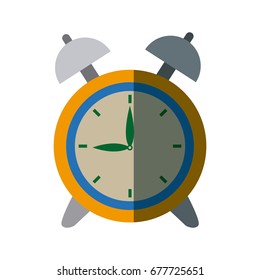 clock alarm back to school symbol