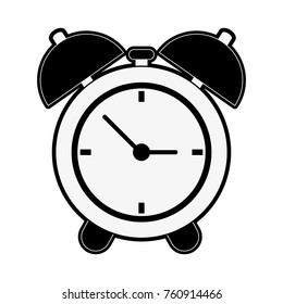 Clock with alarm bells