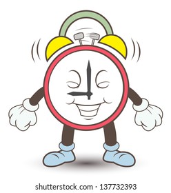 clock alarm cartoon