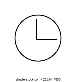 clock, alarm clock icon design vector