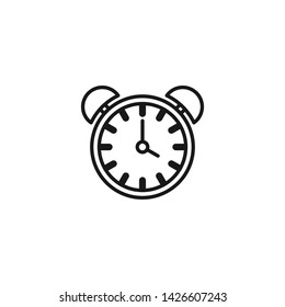 Clock Alarm Icon Logo Vector