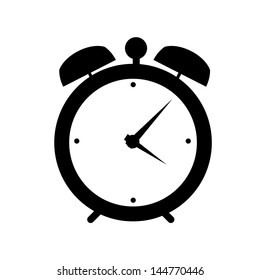 clock alarm icon vector illustration