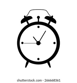 Clock Alarm Icon Vector Illustration EPS10