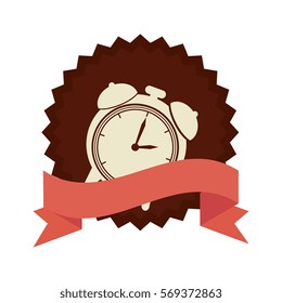 clock alarm watch isolated icon
