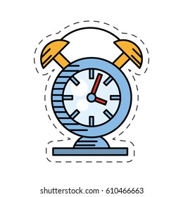 clock alarm watch time vector illustration eps 10