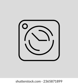 Png vectorial de icono de aplicación de reloj