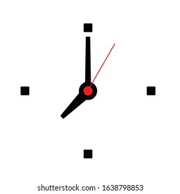 Clock for the application and website design