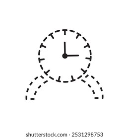 Clock with arrow circle icon. Time collection. Vector illustration. Clock icon set. Time Date vector. watch Clock symbol