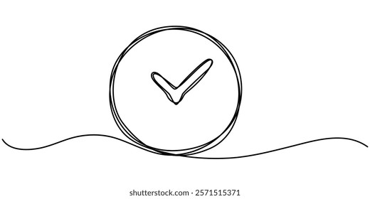 Clock with arrow Continuous one line drawing. One thin line continuous symbol on the theme of time, deadline, morning, time to work on transparent background, Continuous Line Drawing of Time Manage.