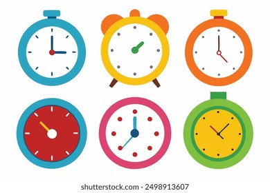 Clock art abstract line creativity