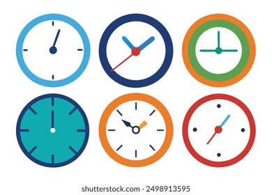 Clock art dynamic line patterns