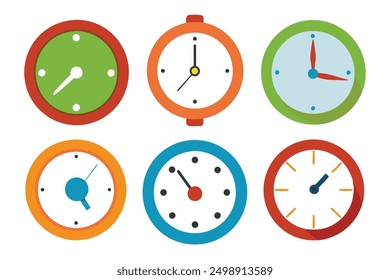 Clock art modern line concepts