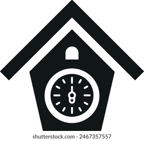 Clock bedroom icon glyph vector design templates simple and modern