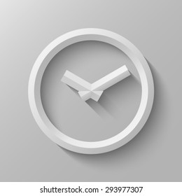 Clock with bevel, second version.
