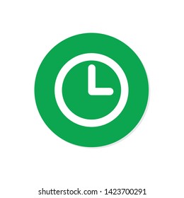 clock button icon vector design