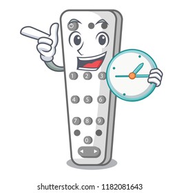 With clock cartoon infrared remote control for TV satellite receiver