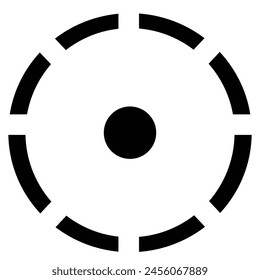 Clock Circle goal icon eps 10 