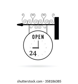 clock circle vector rotate art illustration