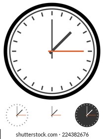 24 Hour Clock Face High Res Stock Images Shutterstock