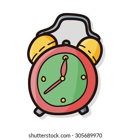 clock color doodle