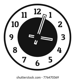 Clock concept icon. Simple illustration of clock concept vector icon for web