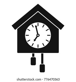 Clock creative icon. Simple illustration of clock creative vector icon for web