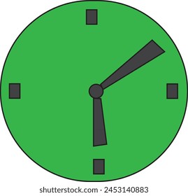 Clock design illustration  time zone