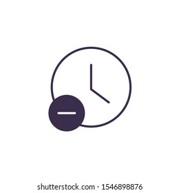 Clock design, Time tool instrument second deadline measure and measure theme Vector illustration
