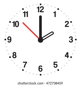 Clock Dial : Vector Illustration