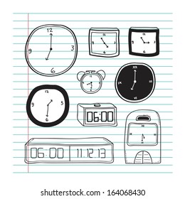 Clock doodle