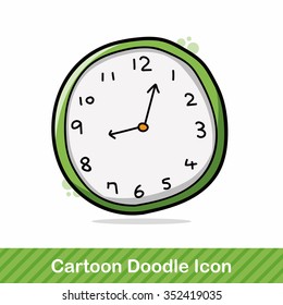 clock doodle