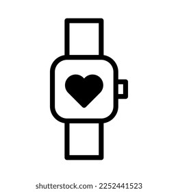 clock dualtone black valentine illustration vector year icon perfect. Icon sign from modern collection for web. Nice design perfect.