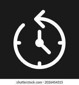 Clock, estimate, milestone icon vector image. Can also be used for customer support. Suitable for use on web apps, mobile apps and print media.