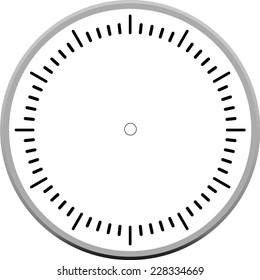 Clock Face Blank Stock Vector (Royalty Free) 226321585