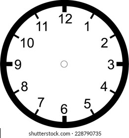 4,586 Clock face blank Images, Stock Photos & Vectors | Shutterstock