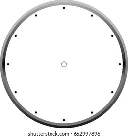clock face blank