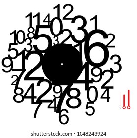 clock face blank design