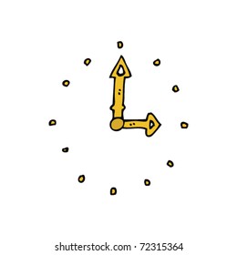 clock face cartoon