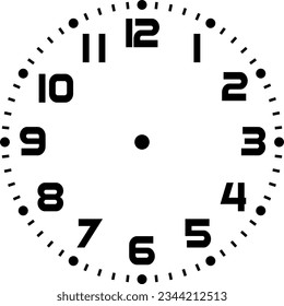 Archivo de gráficos vectoriales EP digitales Clock Face