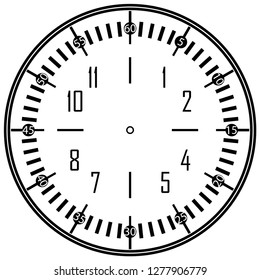 Clock face for house, alarm, table, kitchen, wall, wristwatches or special models for kids. Dial for pocket, stop watches, timer or grandfather clock. Logo for the repair shop.