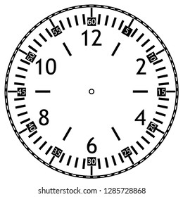 Clock face for house, alarm, table, kitchen, wall, wristwatches or special models for kids. Dial for pocket, stop watches, timer or grandfather clock. Logo for the repair shop.