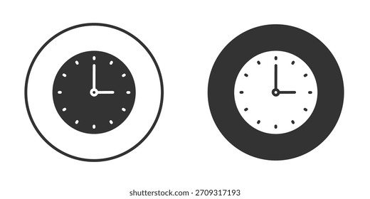 Zifferblatt-Symbol im Glyphenstil für Web Design. UI-UX-Symbole