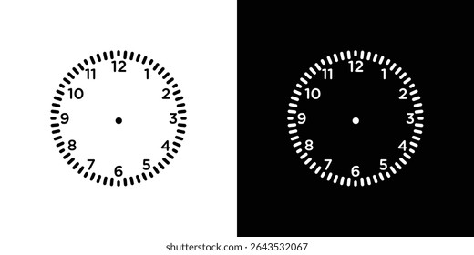 Clock face icon. Graphic Design vector icon. Ui Ux Icons