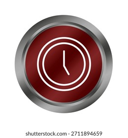 Zifferblatt-Symbol. Zeitmanagementsymbol. Stundenzeiger. Vektor-Stichtagselement. EPS 10.