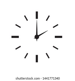 clock face icon- vector illustration